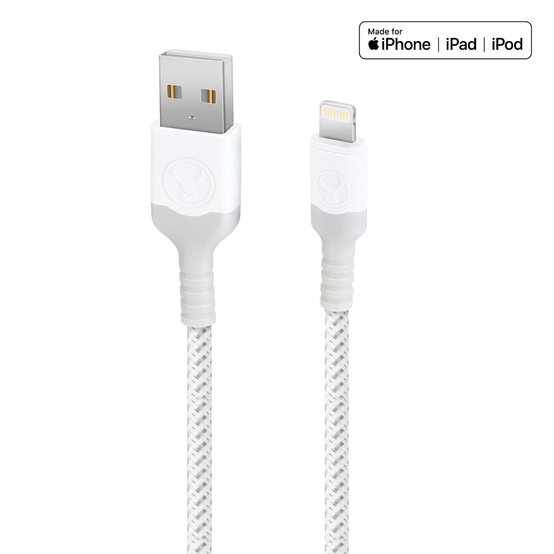 Bonelk Long-Life USB to Lightning Cable (1.2m) - White