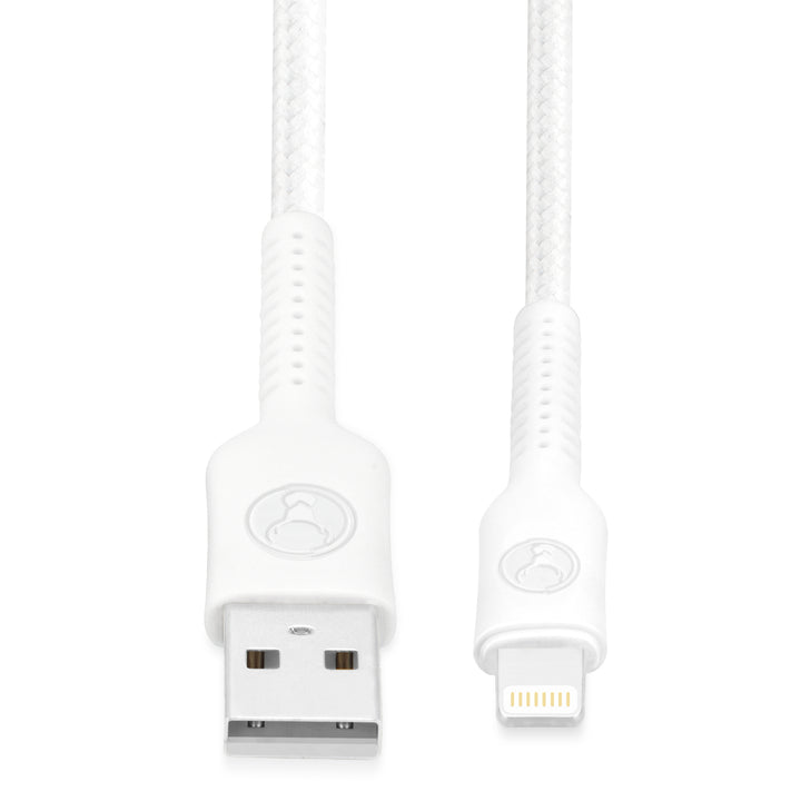 Bonelk Long-Life Easy-Grip USB-A to Lightning Cable (1.2m) - White