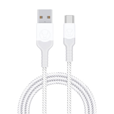 Bonelk USB to USB-C Cable, Long-Life Series (White) - 1.2m