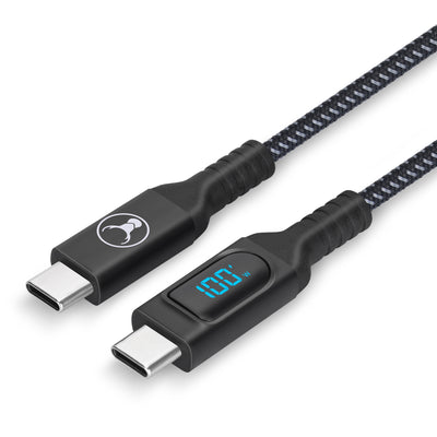 Bonelk Long-Life USB-C to USB-C Digital Display Cable 100W, (1.5m) - Black