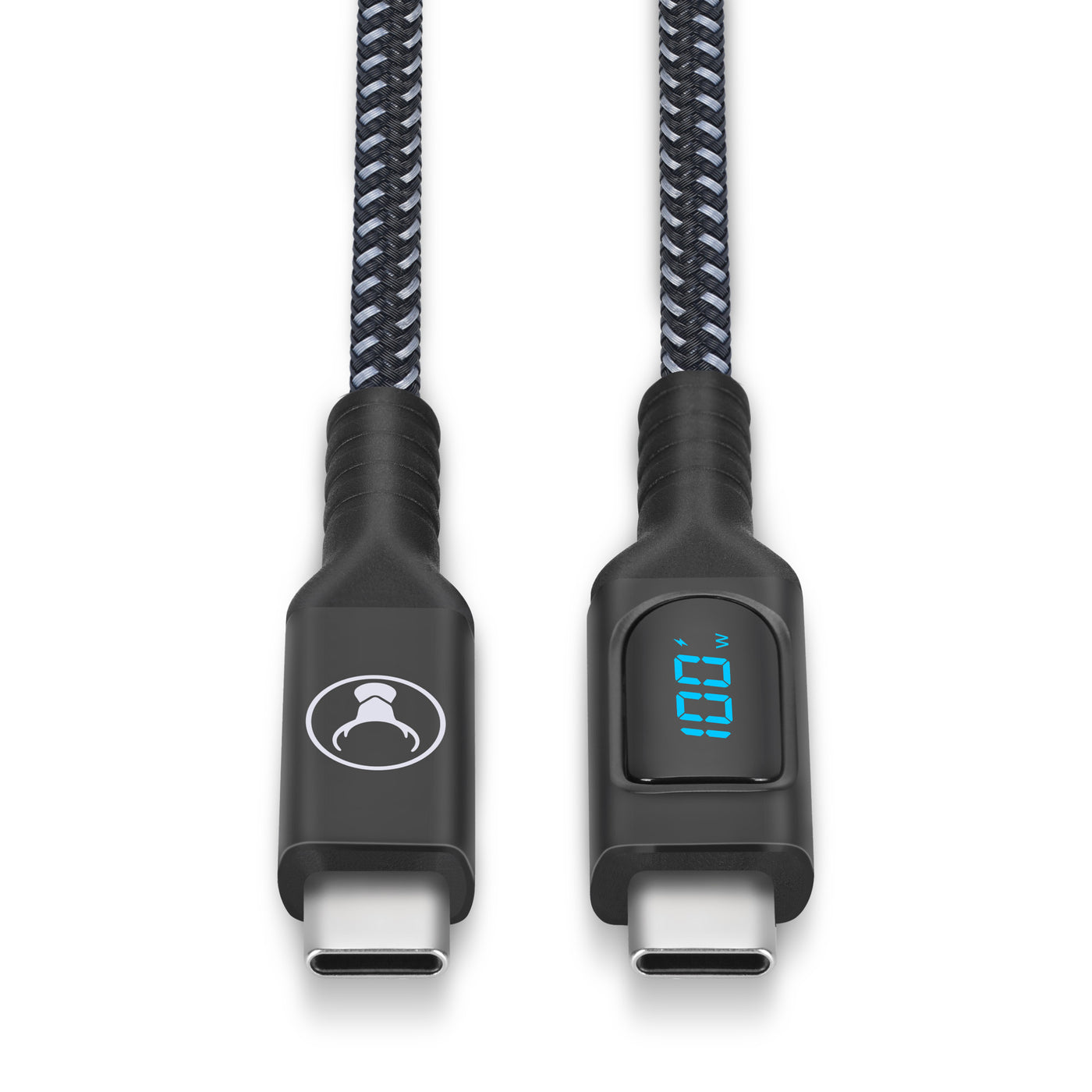 Bonelk Long-Life USB-C to USB-C Digital Display Cable 100W, (1.5m) - Black