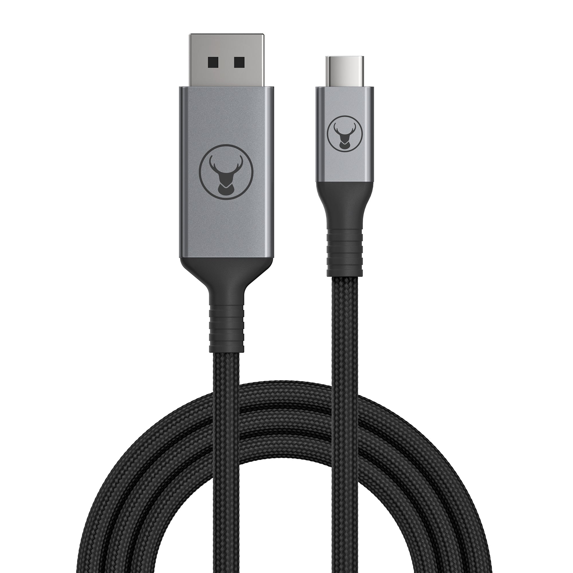 Bonelk Long-Life USB-C to DisplayPort Cable (1.5m) - Black