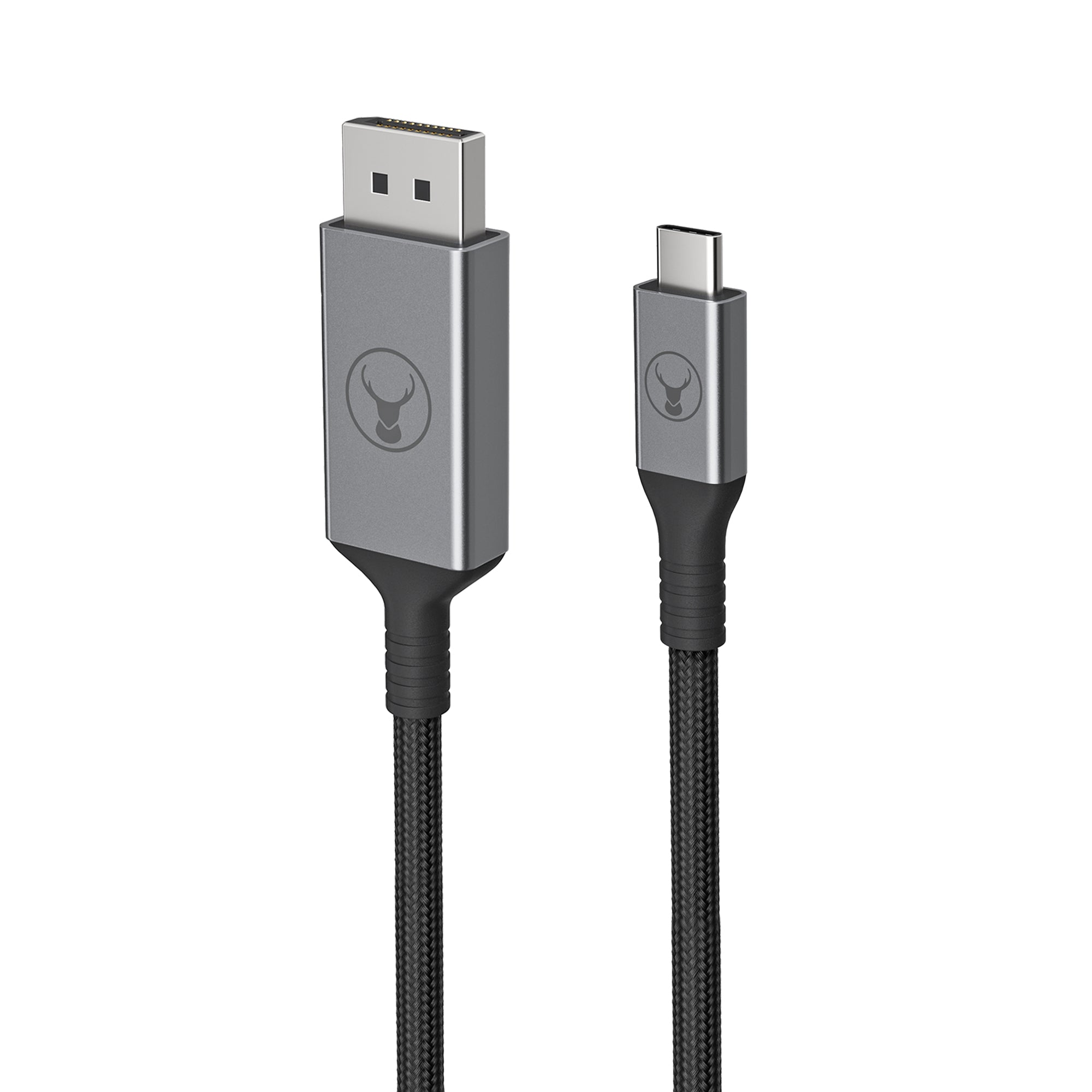 Bonelk Long-Life USB-C to DisplayPort Cable (1.5m) - Black