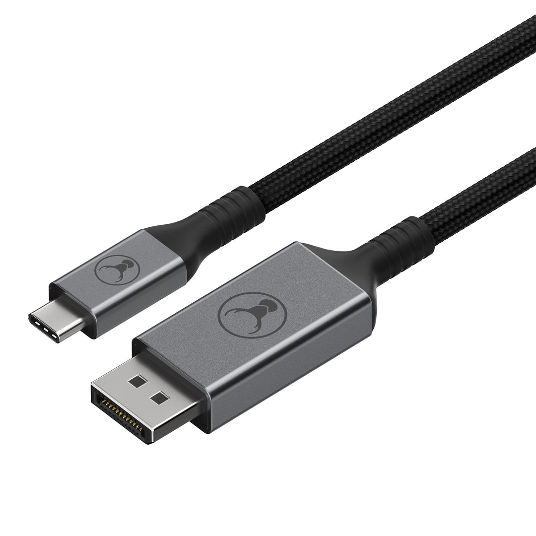 Bonelk Long-Life USB-C to DisplayPort Cable (1.5m) - Black