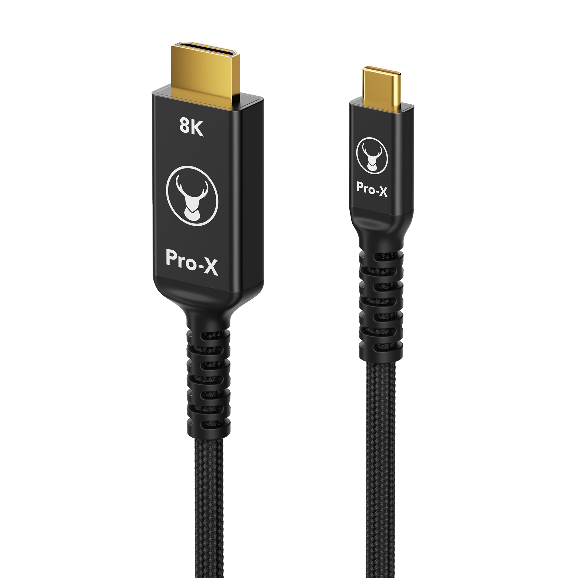 Bonelk Pro-X Long-Life USB-C to 8K HDMI Cable (1.5m) - Black
