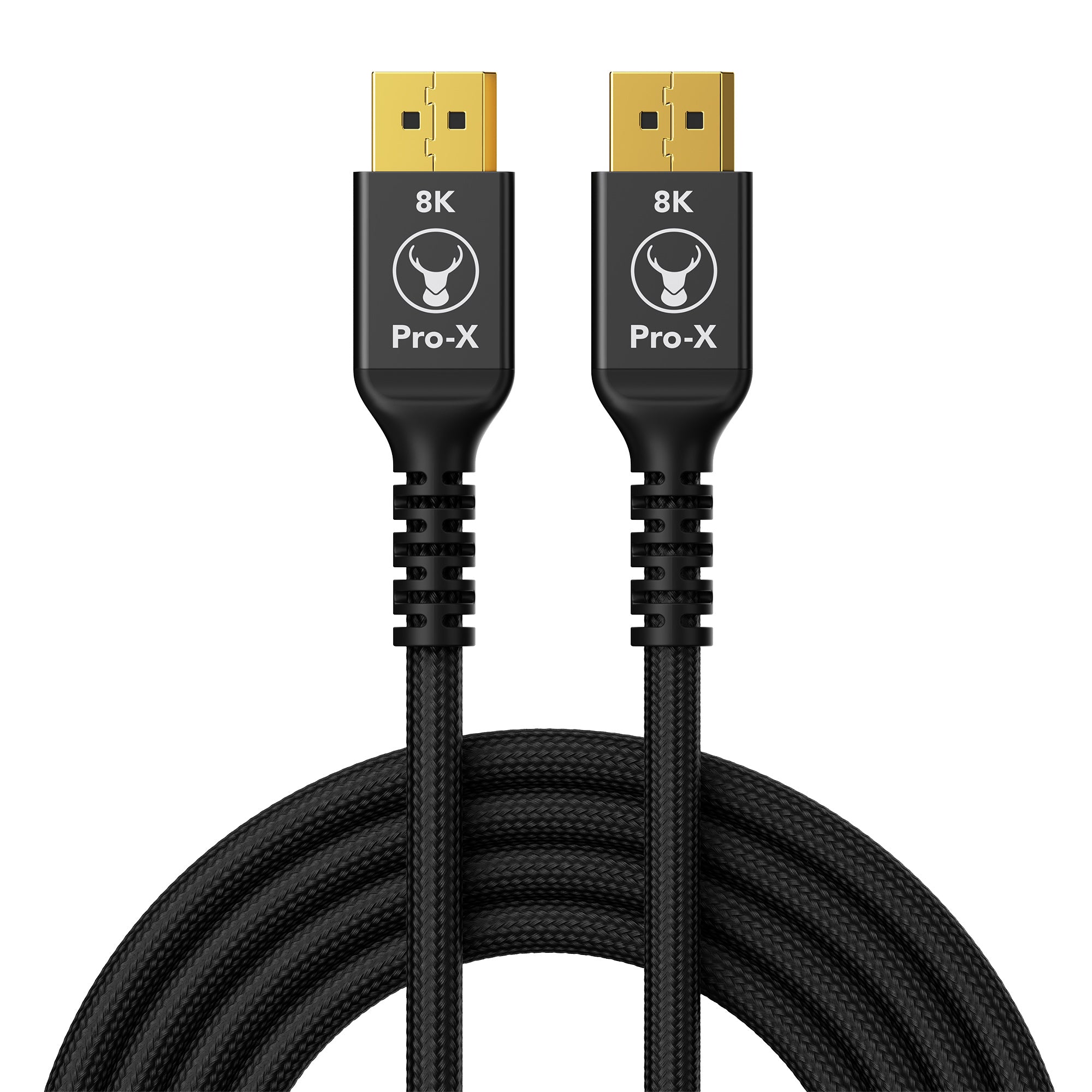 Bonelk Pro-X Long-Life DisplayPort to 8K DisplayPort Cable (2.5m) - Black