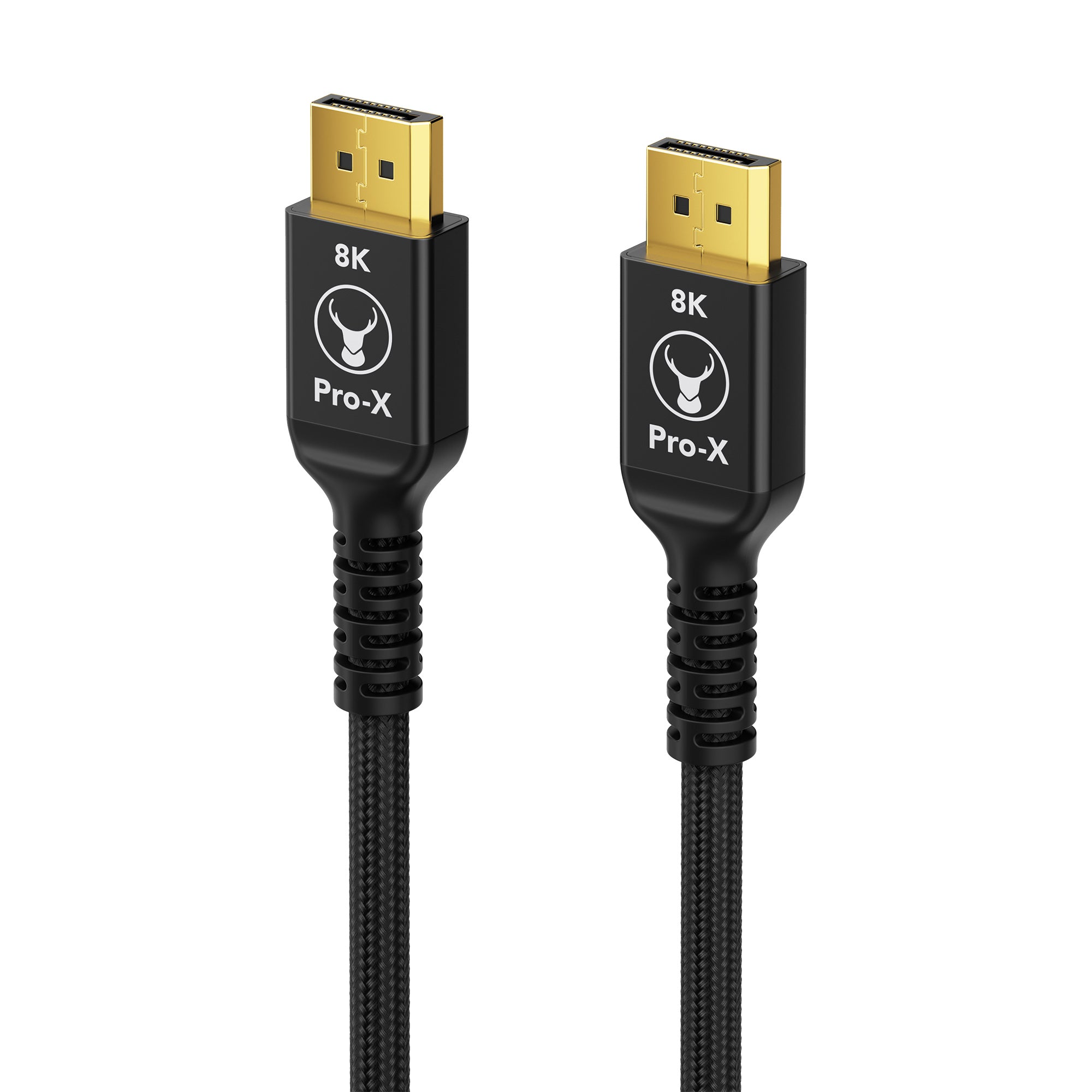 Bonelk Pro-X Long-Life DisplayPort to 8K DisplayPort Cable (2.5m) - Black