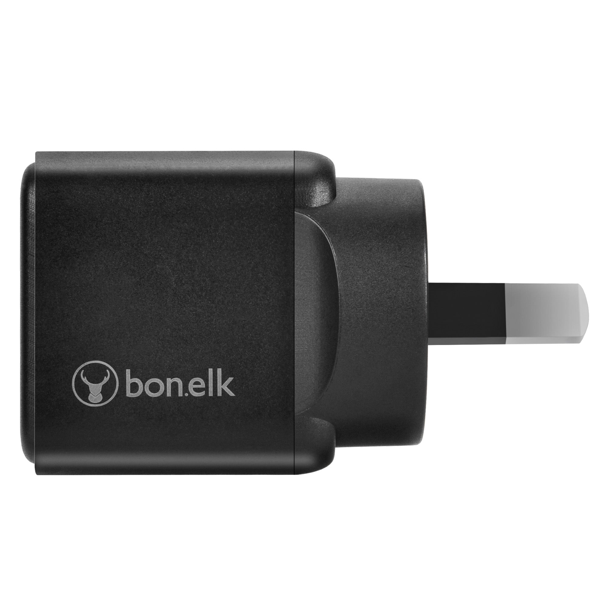 Bonelk 20W PD GaN Wall Charger, 1 x USB-C, 1 x USB-C/C Cable 1.5m  - Black