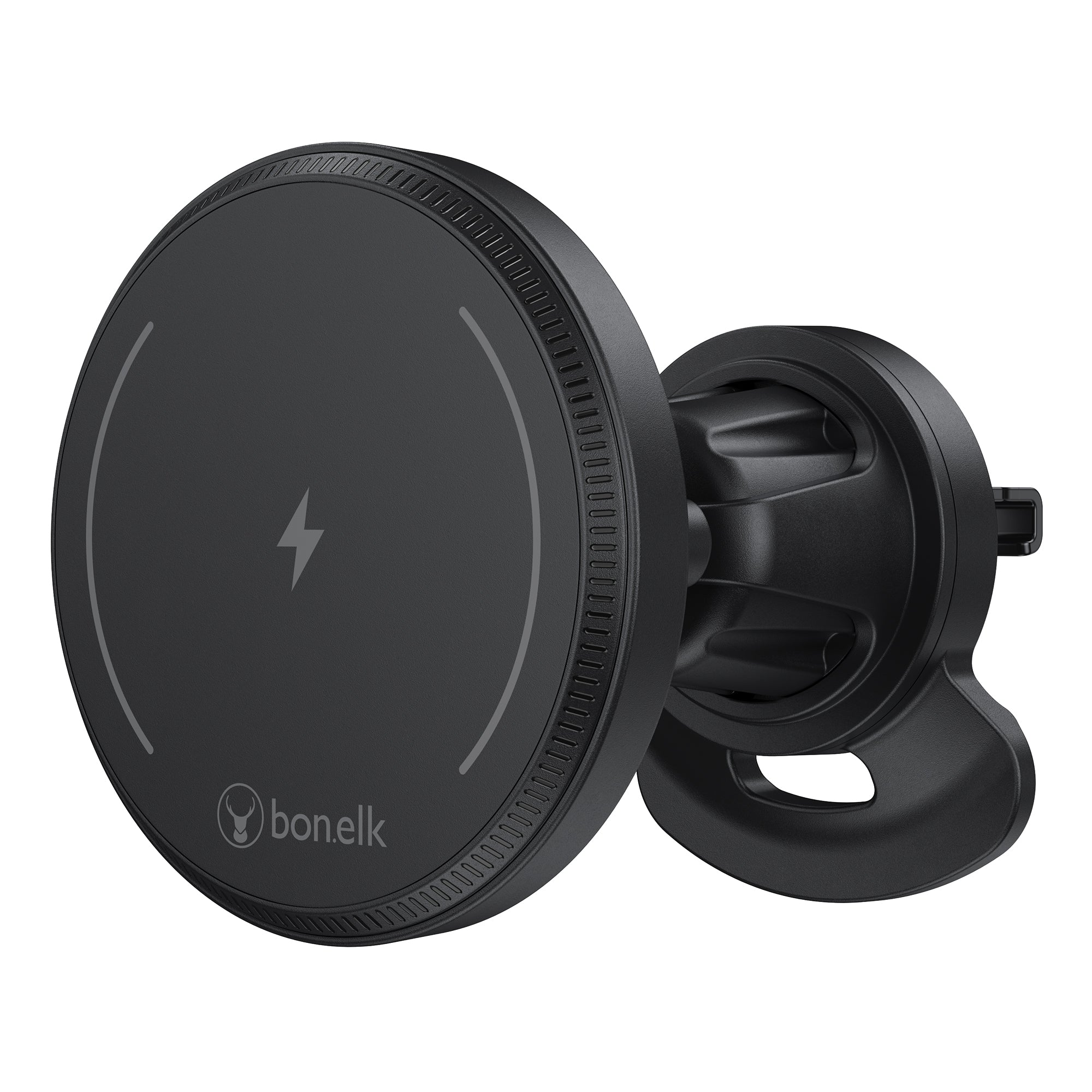 Bonelk Magnetic 15W Wireless Charging Vent Mount + PD 30W Car Charger - Black