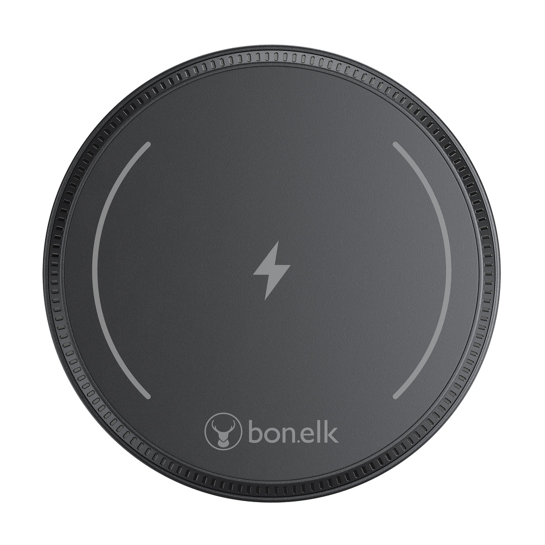 Bonelk Magnetic 15W Wireless Charging Vent Mount + PD 30W Car Charger - Black
