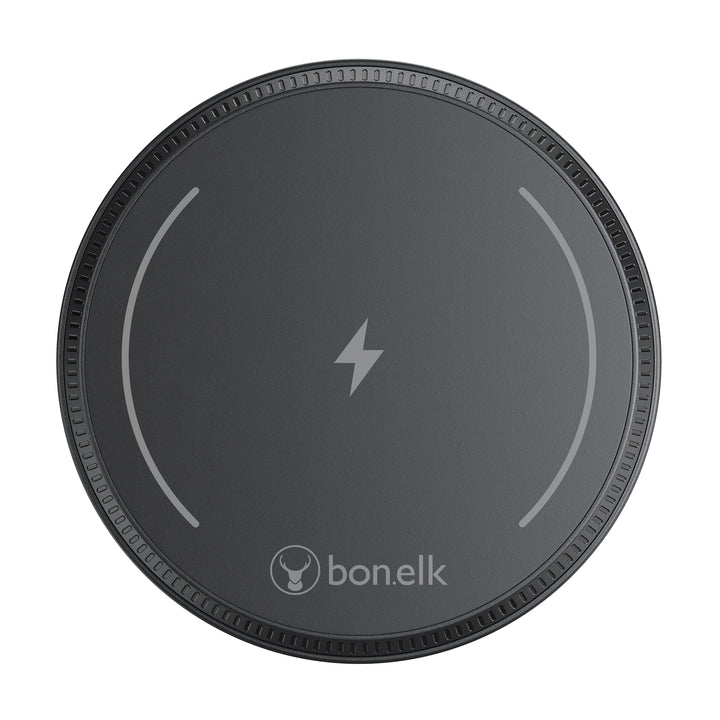 Bonelk Magnetic 15W Wireless Charging Vent Mount + PD 30W Car Charger - Black