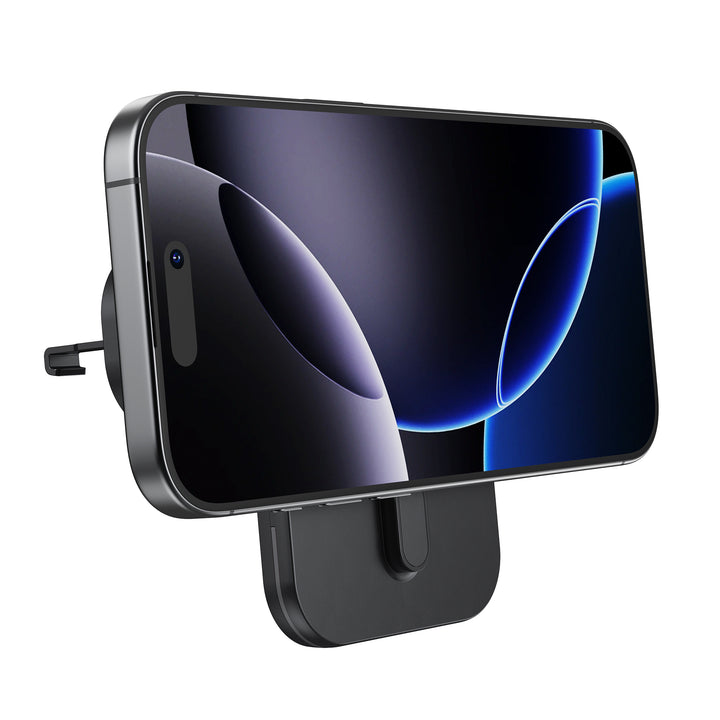 Bonelk Qi2 Magnetic 15W Charging Vent Mount + PD 30W Car Charger - Black