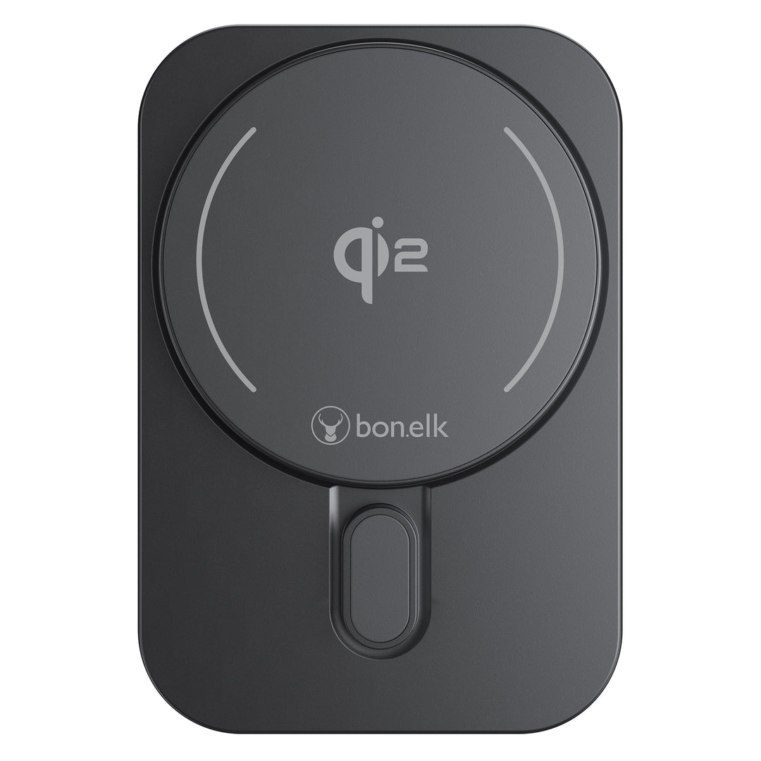 Bonelk Qi2 Magnetic 15W Charging Vent Mount + PD 30W Car Charger - Black