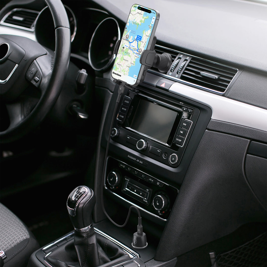 Bonelk Universal 15W Wireless Charging Vent Mount Phone Holder - Black