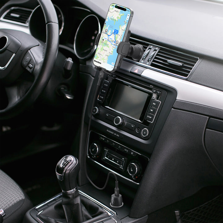 Bonelk Universal 15W Wireless Charging Vent Mount Phone Holder - Black