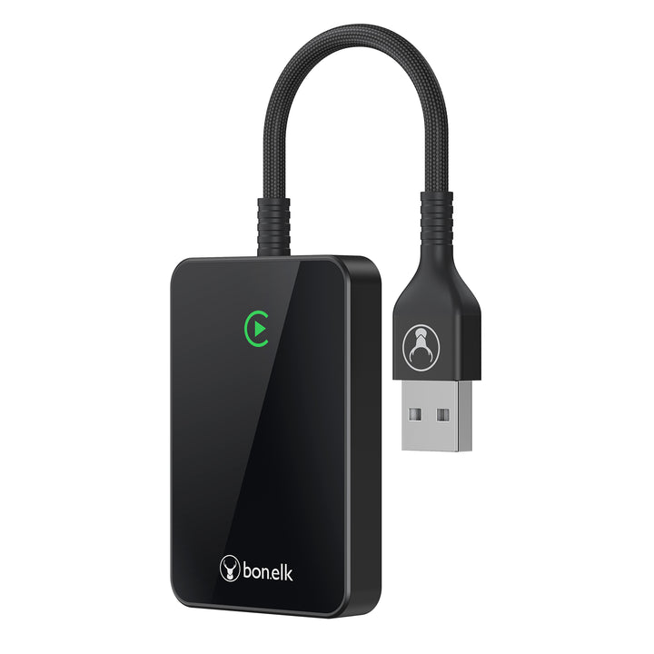 Bonelk WireFree Pro - Wired to Wireless CarPlay® Adapter  - Black