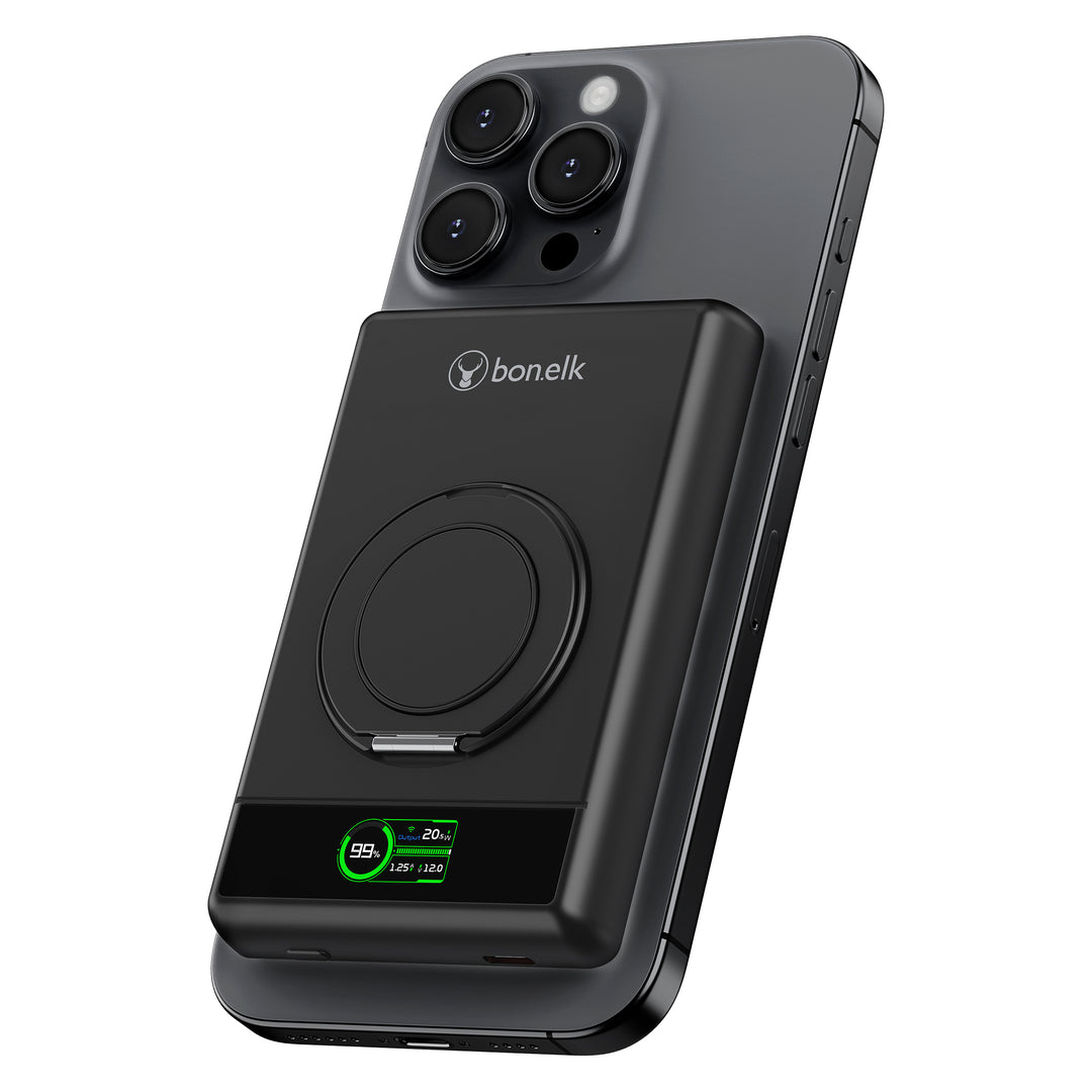 Bonelk Magnetic 5in1 Wireless Charging Power Bank 10k mAh