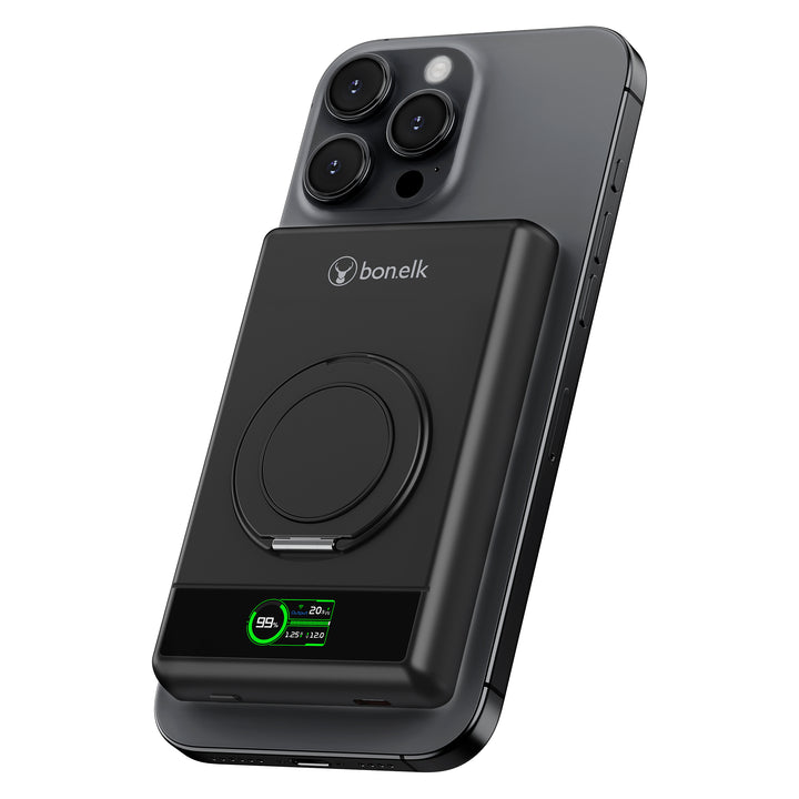 Bonelk Magnetic 5in1 Wireless Charging Power Bank 10k mAh