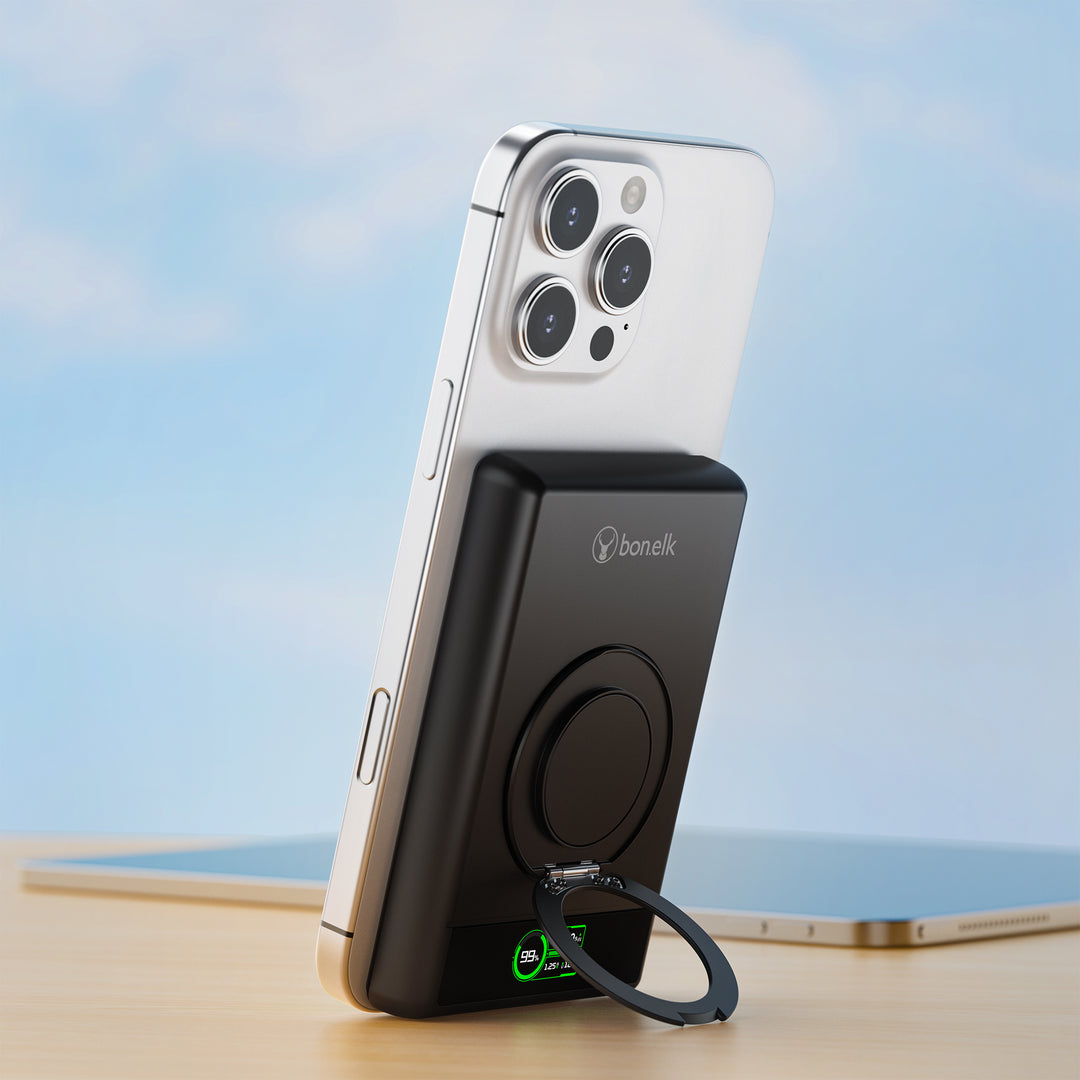 Bonelk Magnetic 5in1 Wireless Charging Power Bank 10k mAh