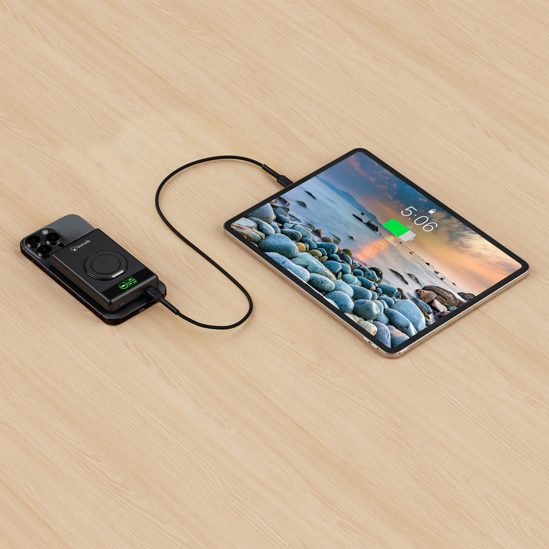 Bonelk Magnetic 5in1 Wireless Charging Power Bank 10k mAh
