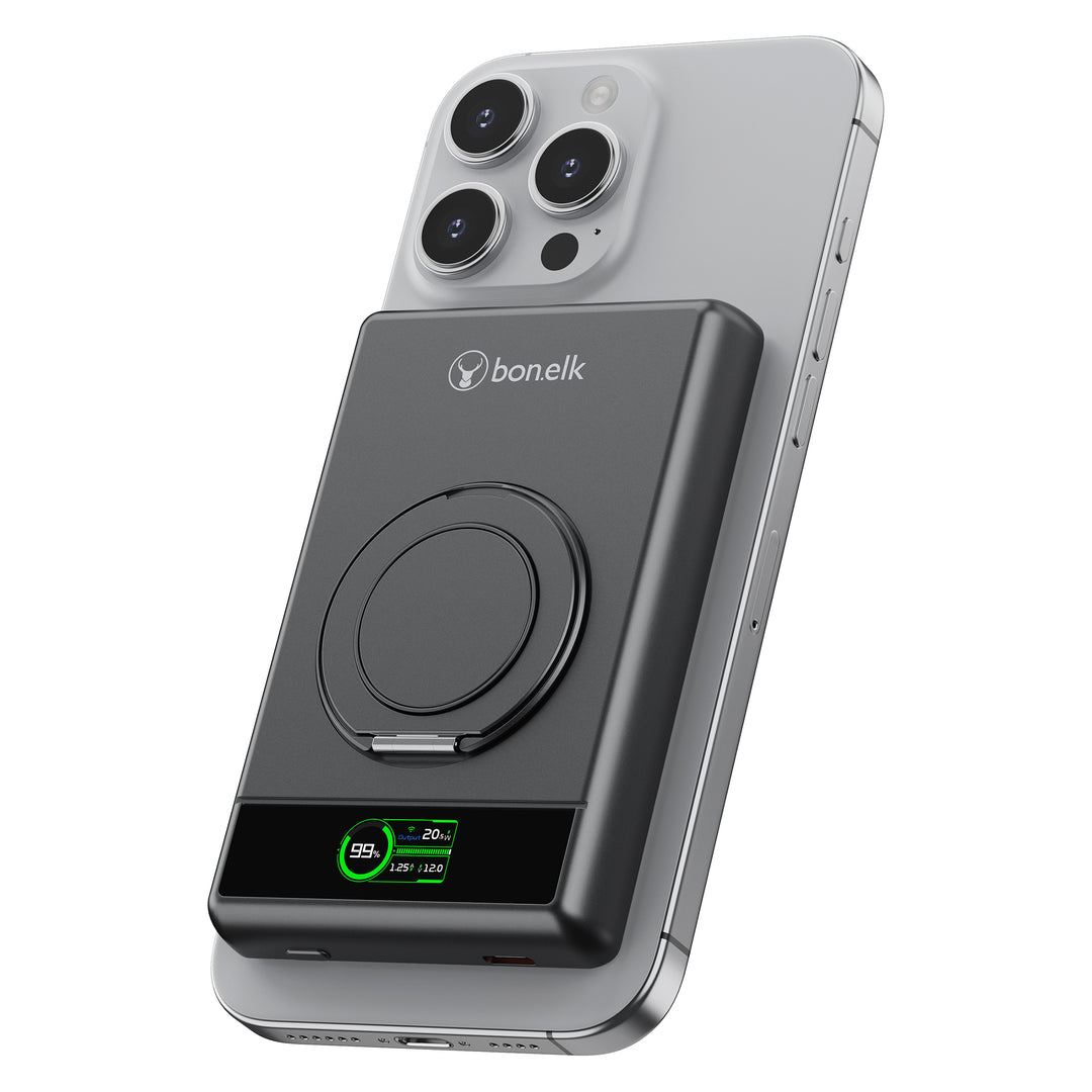 Bonelk Magnetic 5in1 Wireless Charging Power Bank 10k mAh