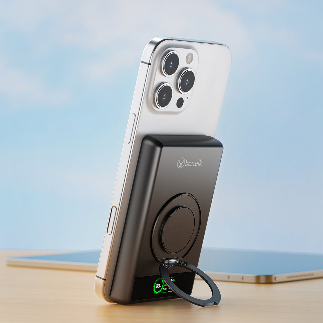 Bonelk Magnetic 5in1 Wireless Charging Power Bank 10k mAh