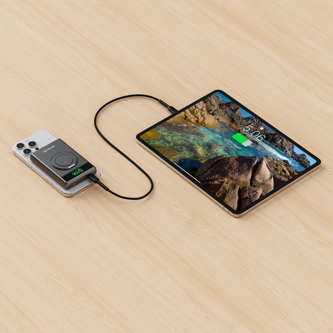 Bonelk Magnetic 5in1 Wireless Charging Power Bank 10k mAh