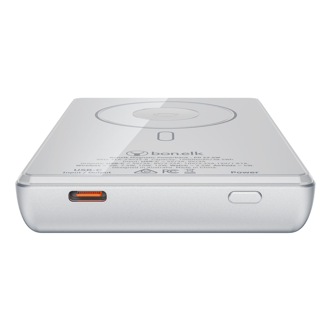 Bonelk Magnetic 5in1 Wireless Charging Power Bank 10k mAh