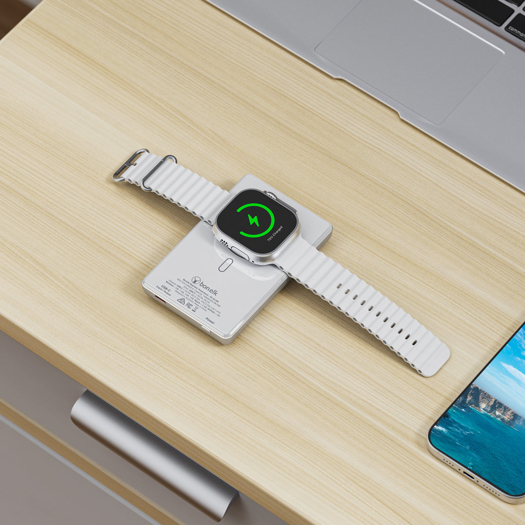 Bonelk Magnetic 5in1 Wireless Charging Power Bank 10k mAh