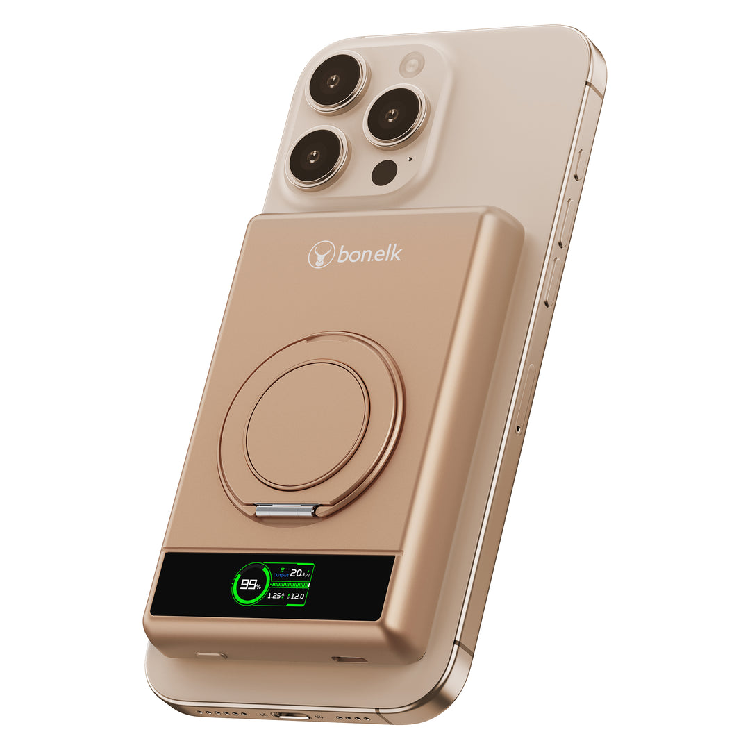Bonelk Magnetic 5in1 Wireless Charging Power Bank 10k mAh