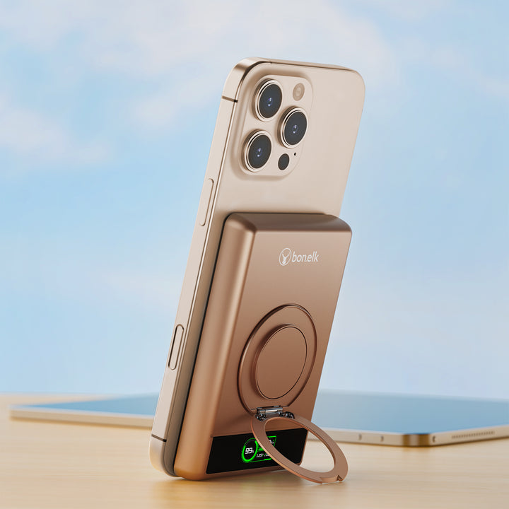 Bonelk Magnetic 5in1 Wireless Charging Power Bank 10k mAh
