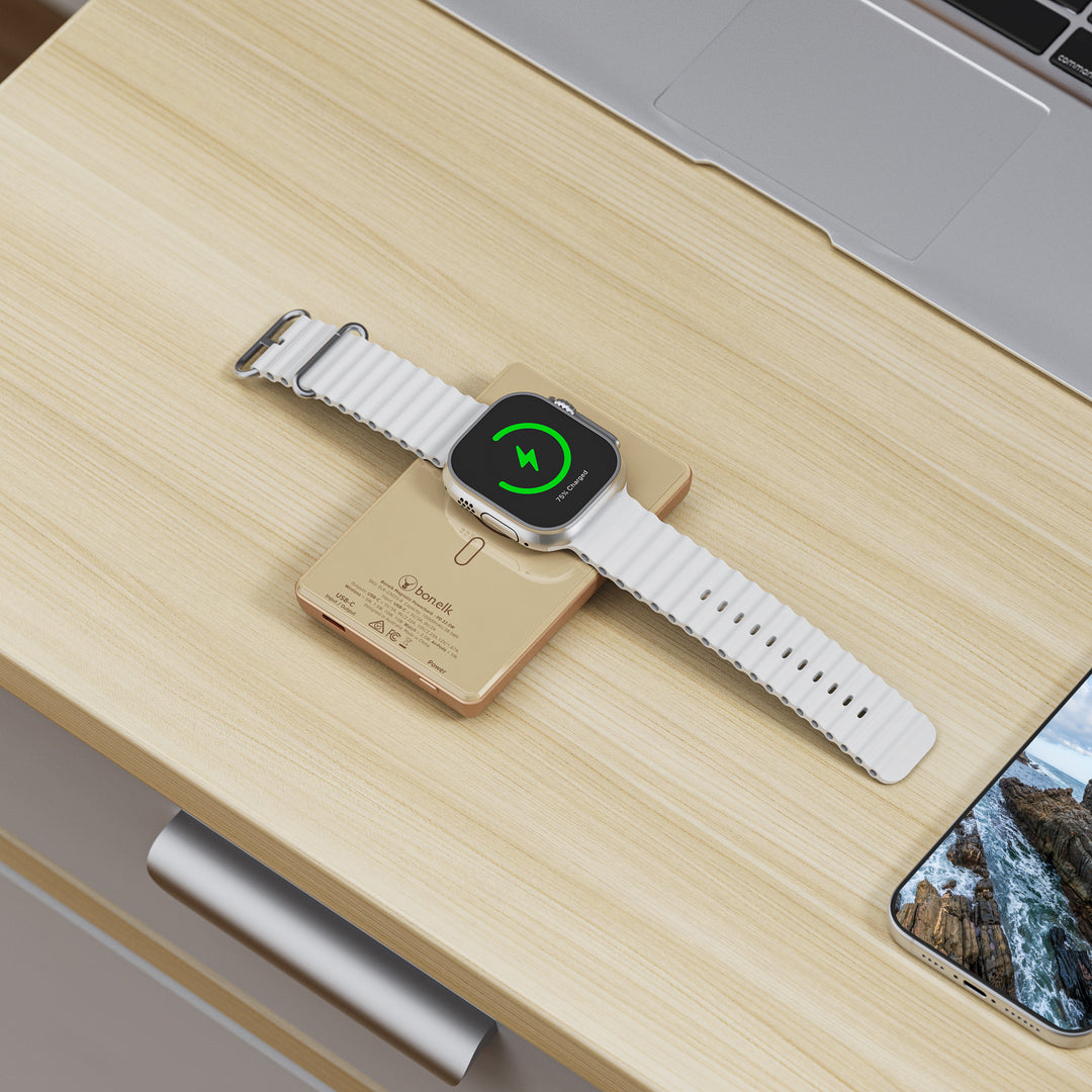 Bonelk Magnetic 5in1 Wireless Charging Power Bank 10k mAh