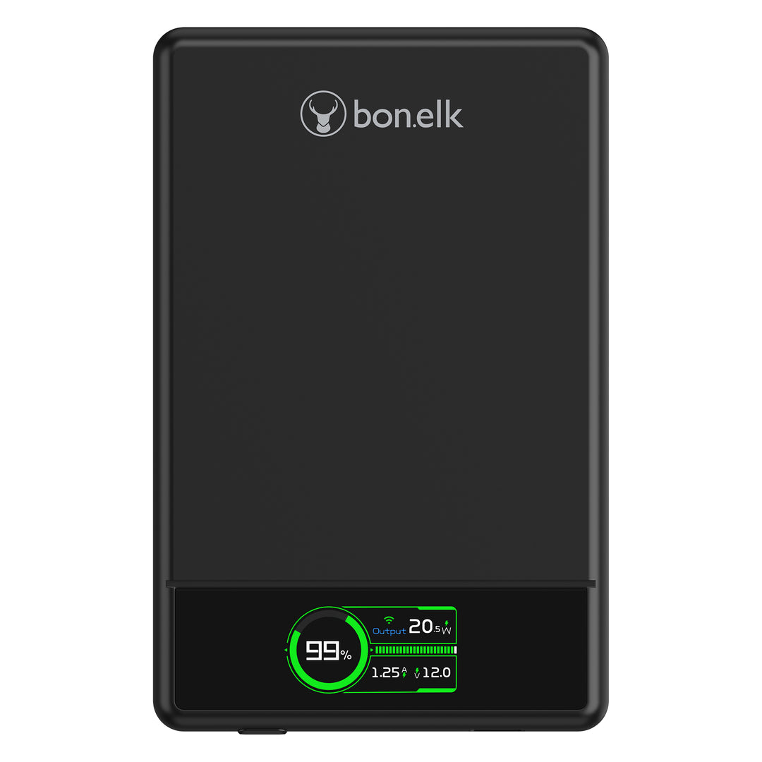 Bonelk Magnetic 4in1 Wireless Charging Power Bank 5k mAh - Black