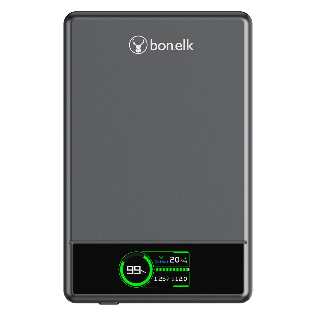Bonelk Magnetic 4in1 Wireless Charging Power Bank 5k mAh - Space Grey