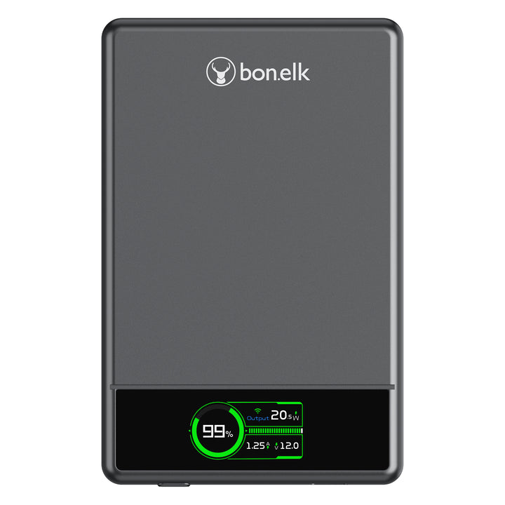 Bonelk Magnetic 4in1 Wireless Charging Power Bank 5k mAh - Space Grey