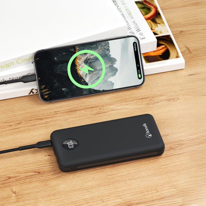 Bonelk Mini Power Bank Pro 20k mAh - Black