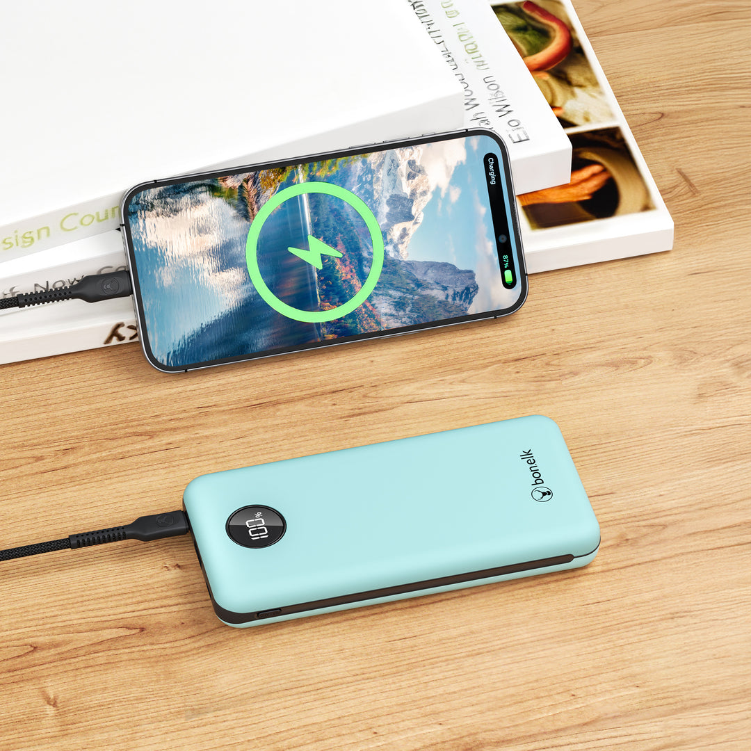 Bonelk Mini Power Bank Pro 20k mAh - Blue