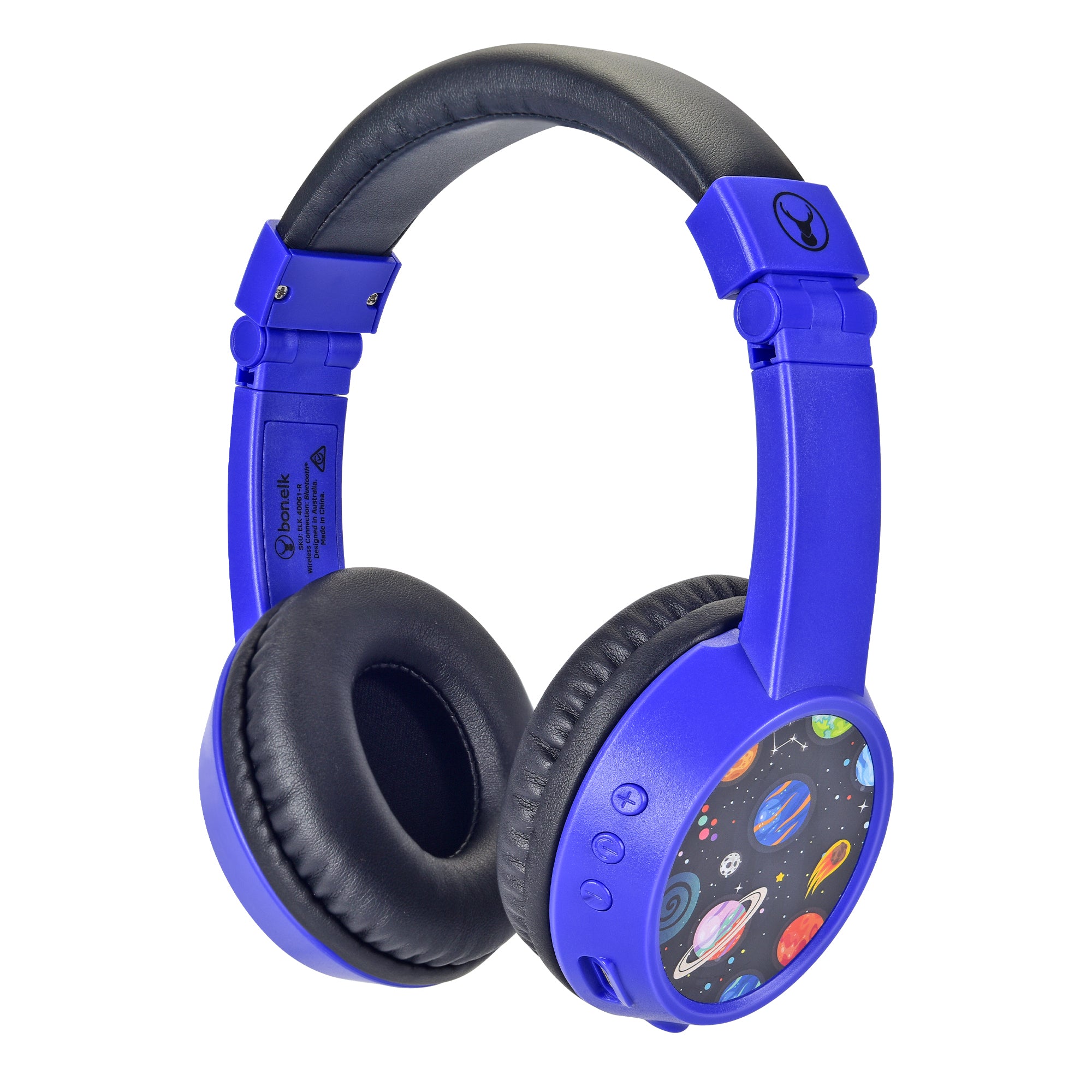 Bonelk My-Style Kids Wireless Bluetooth Headphones - Purple/Black