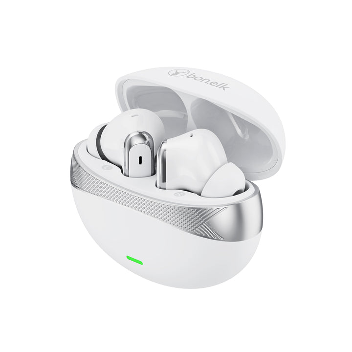 Bonelk SoundBuds Luxe True Wireless Earbuds - White