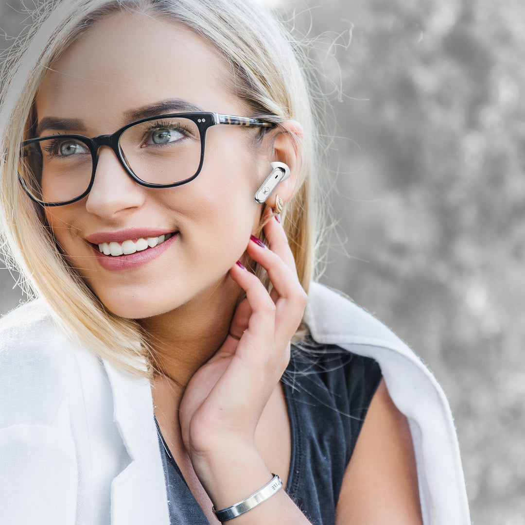 Bonelk SoundBuds Luxe True Wireless Earbuds - White