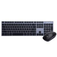 Bonelk Aluminium Bluetooth Keyboard and Mouse Combo, Full Size, KM-517A
