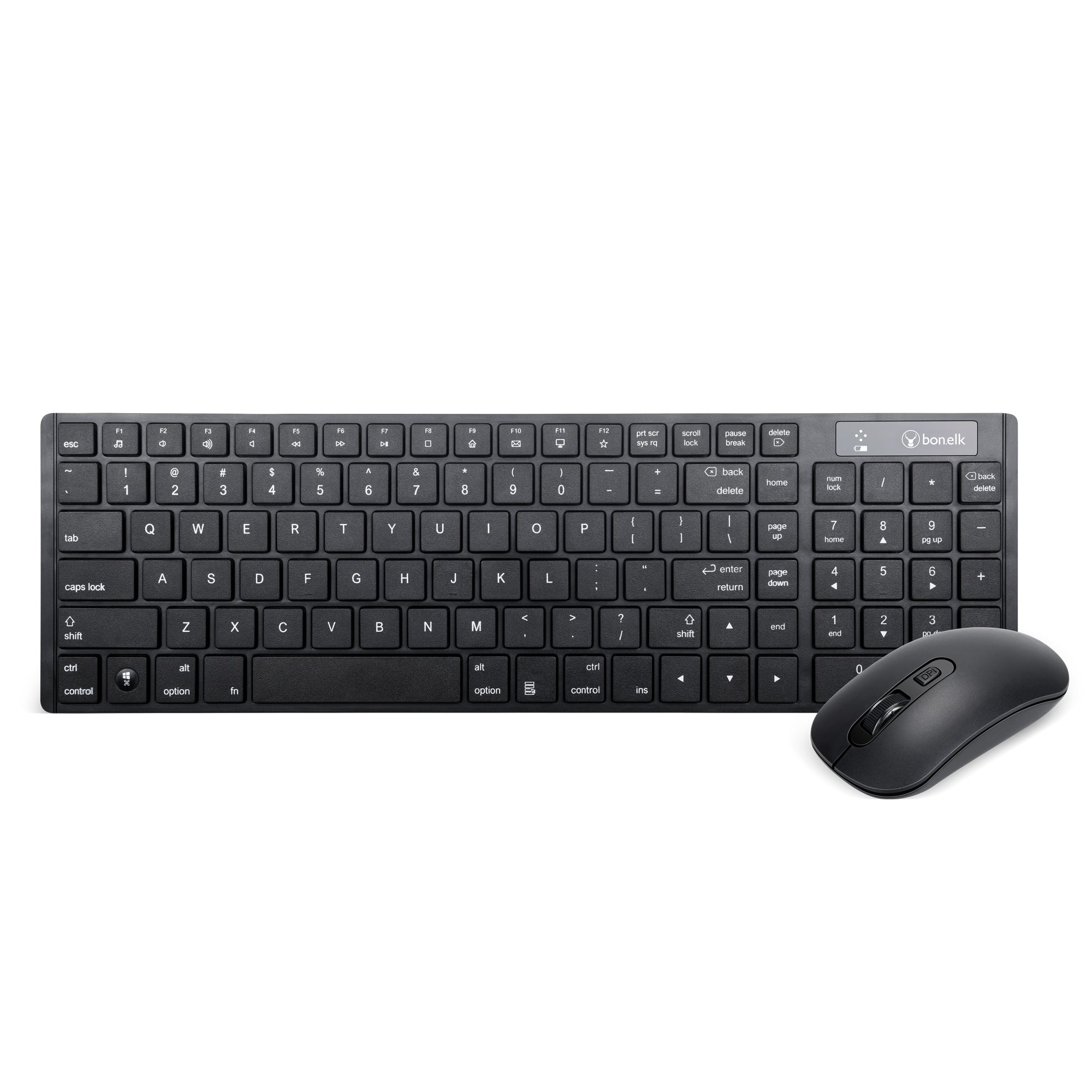 Bonelk Slim Wireless Keyboard and Mouse Combo, KM-322