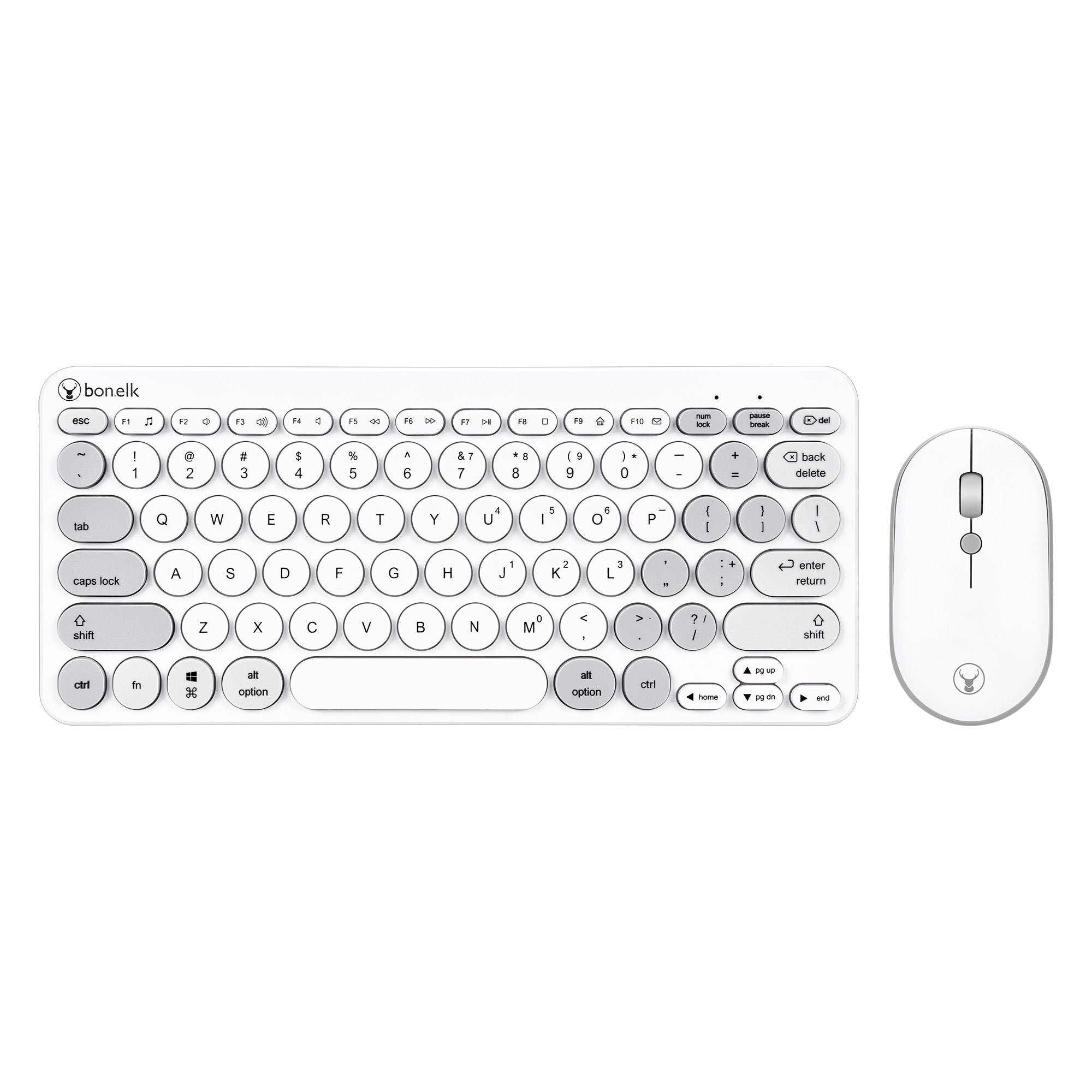 Bonelk Wireless Keyboard and Mouse Combo, Compact, KM-383