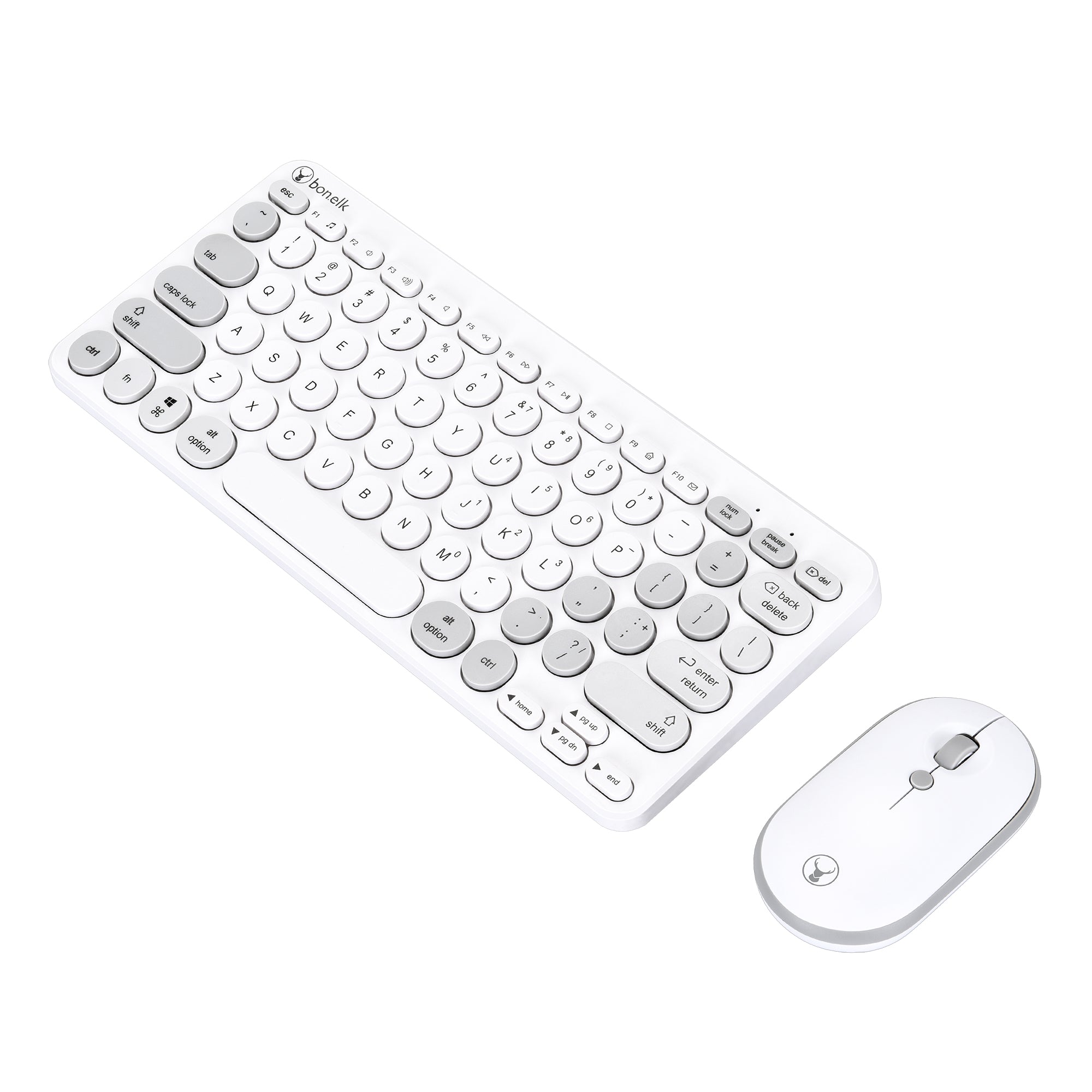 Bonelk Wireless Keyboard and Mouse Combo, Compact, KM-383