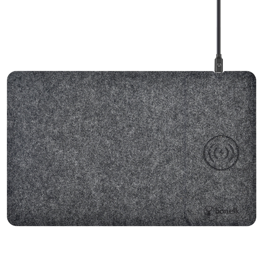 Bonelk Wireless Charging Pro Mouse Mat - Grey