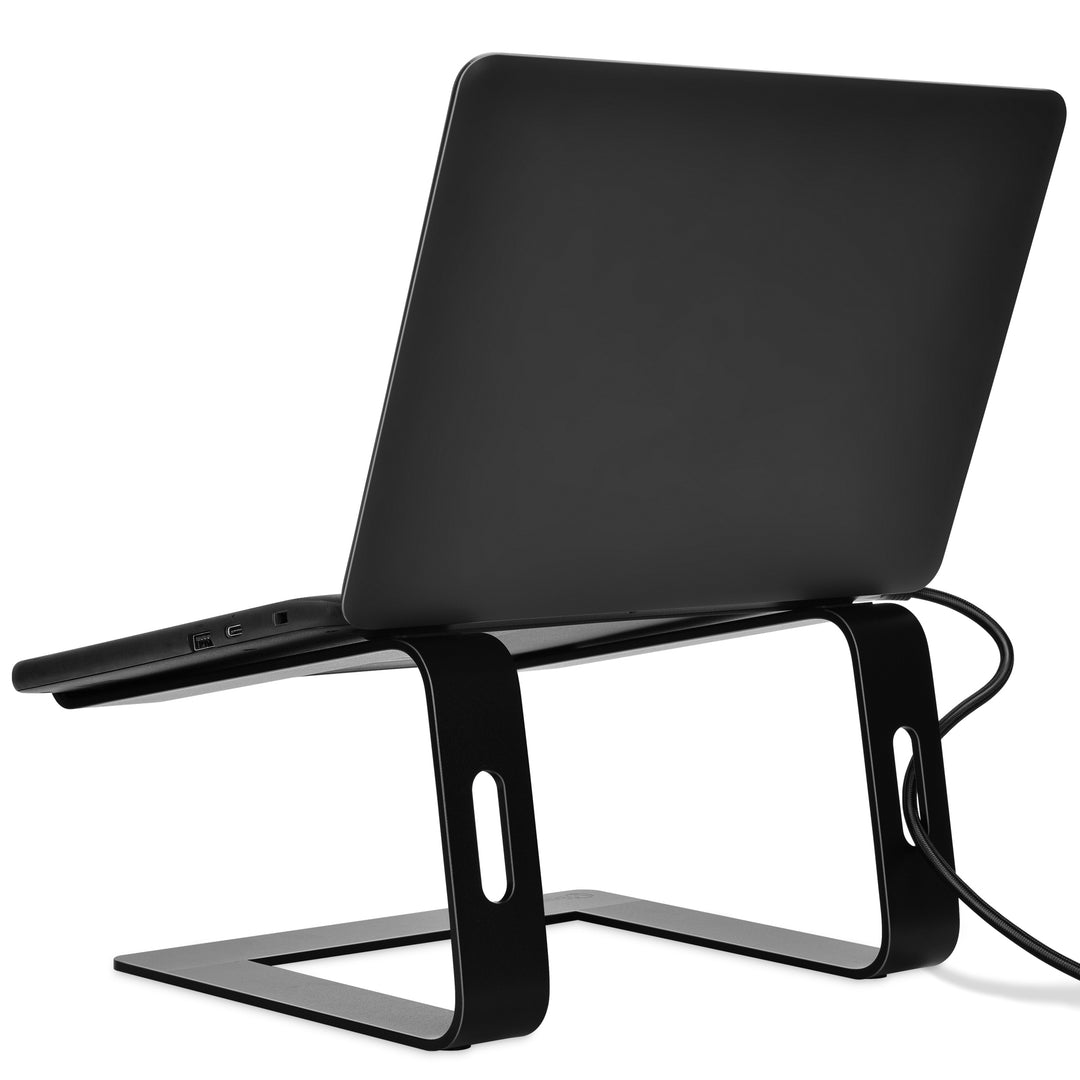 Bonelk Elevate Stance Aluminium Riser Laptop Stand - Black