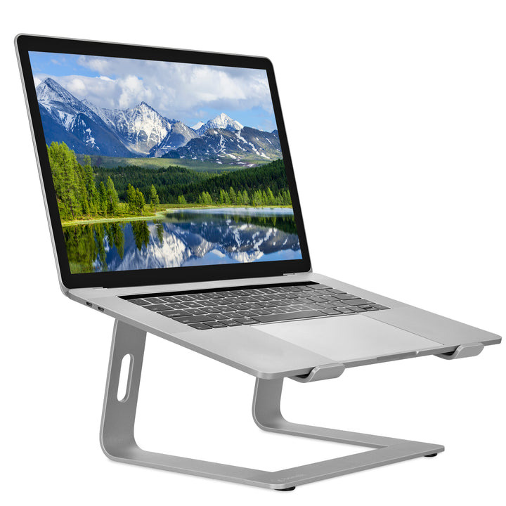 Bonelk Elevate Stance Aluminium Riser Laptop Stand - Silver