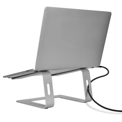 Bonelk Elevate Stance Aluminium Riser Laptop Stand - Silver
