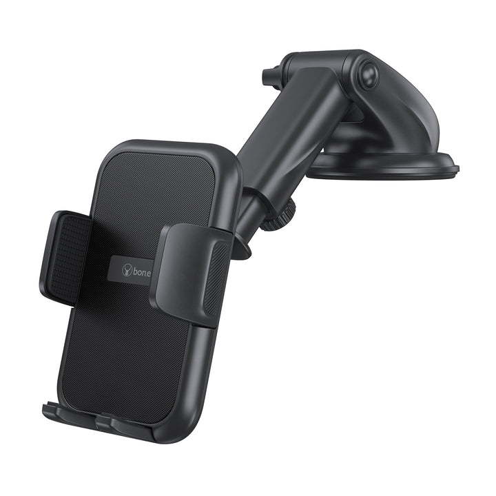 Bonelk Universal Suction Mount Extendable Phone Holder - Black
