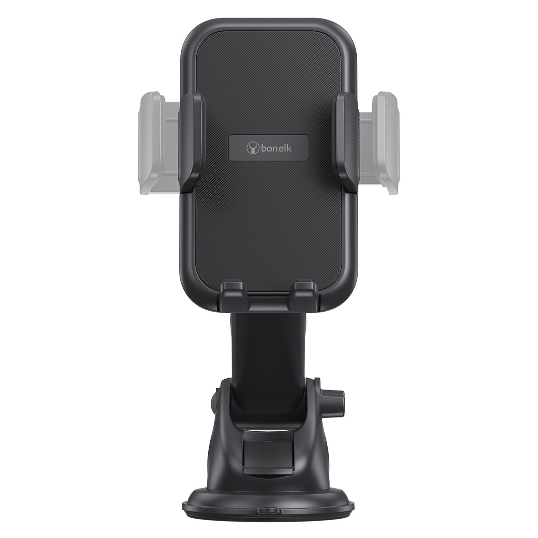 Bonelk Universal Suction Mount Extendable Phone Holder - Black